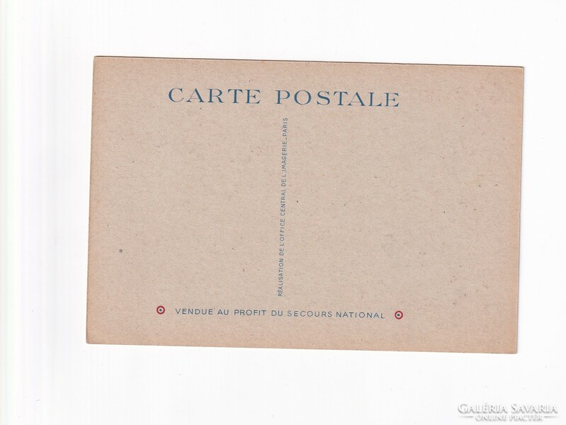 Művészi képeslap Paul Lavalley 1940-1944 (Kórház XIII. században) postatiszta