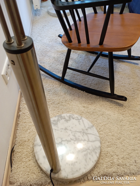 Chrome floor lamp 3-prong