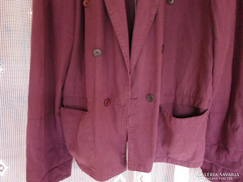 Retro men's blazer, light jacket 1.: Burgundy (mis fashion salon)