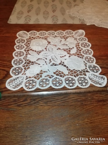 Kalócsa risel tablecloth. 3. 23 cm x 23 cm