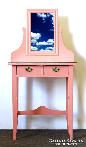 0O651 old pink dressing table