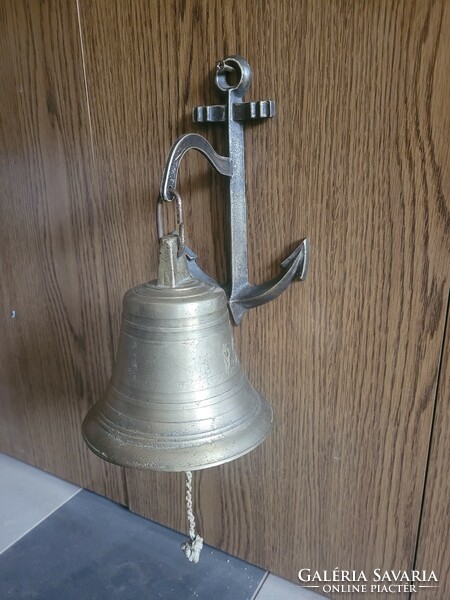 Antique copper sailor bell