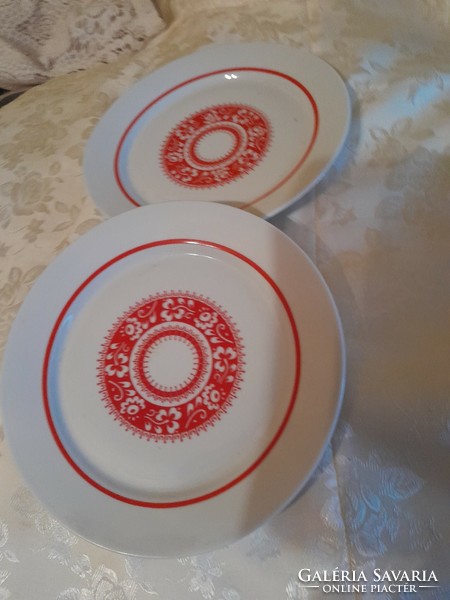Alföldi  tányér piros virágos  párban