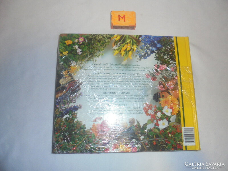 Kertészkedés hónapról hónapra 2002 - újszerű könyv bontatlan csomagolásban
