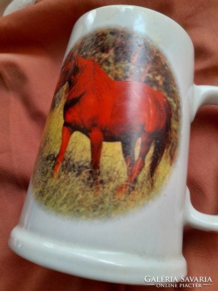 Brown horse jug