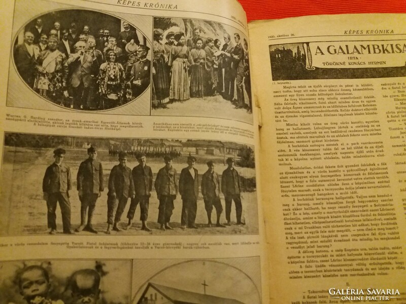 Antik 1920 október 20.KÉPES KRÓNIKA újság magazin képek szerint