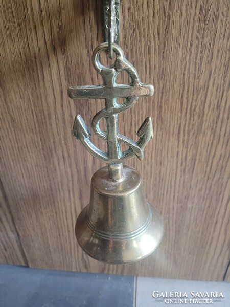 Antique copper sailor bell