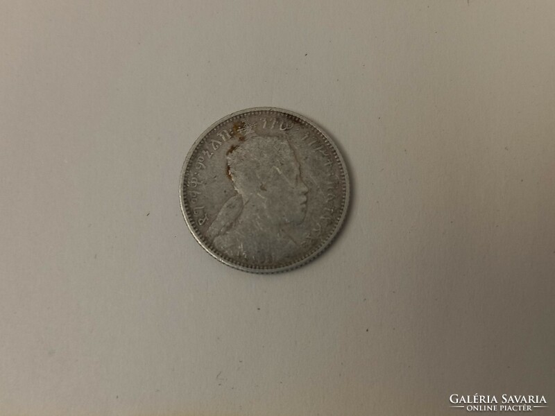 Ethiopia ii. Silver coin of Menelik