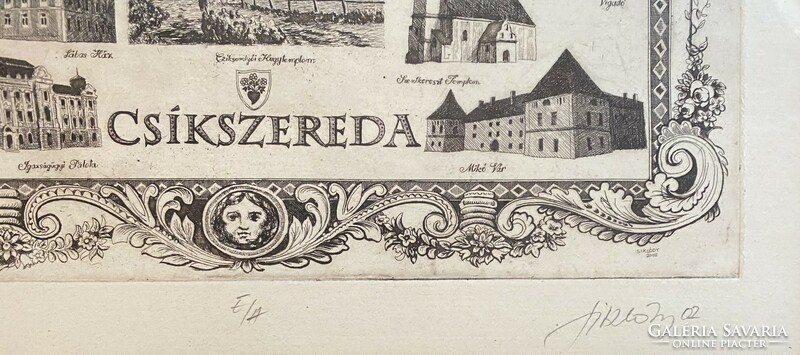 Ferenc Siklódy: five etchings