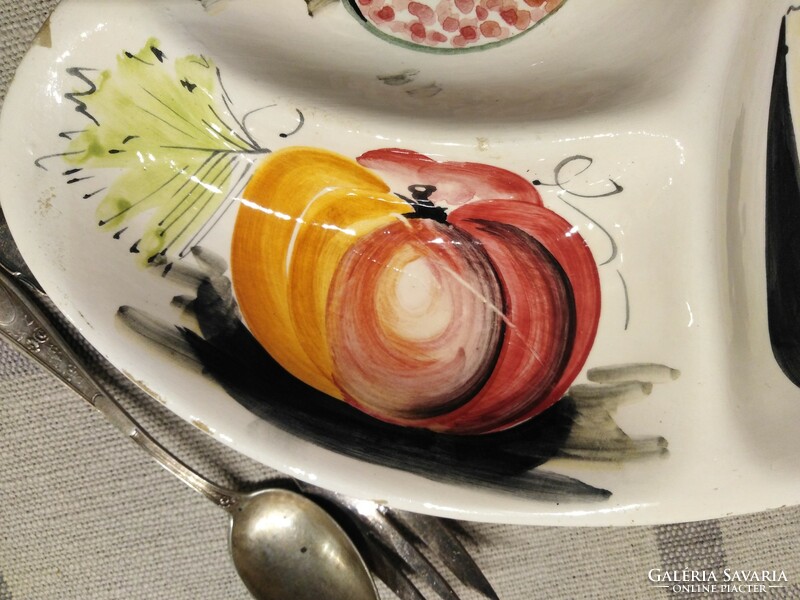 Ceramic serving dish - Mediterranean atmosphere / hand painted