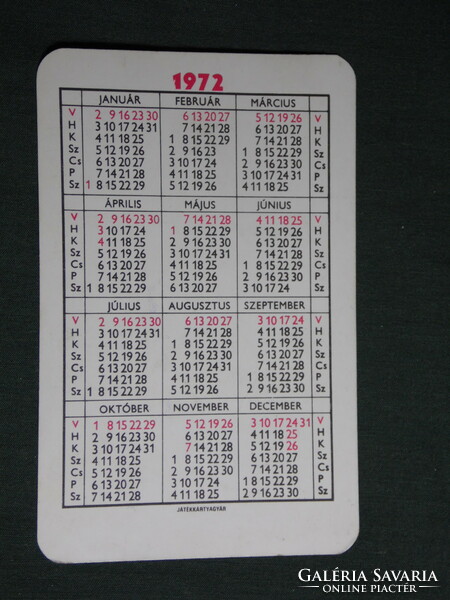 Card calendar, steering wheel company, bus, graphic artist, erotic female model, 1972