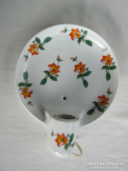 Drasche quarry porcelain floral wall lamp