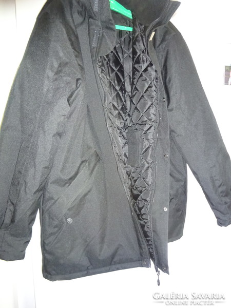 Men's black, quilted, water-repellent, extra large, new winter coat for sale. Jokai.