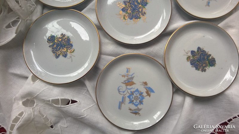 Zsolnay ékszertartó tálka-tányérka hibátlan szép db-ok 60-70-es évek
