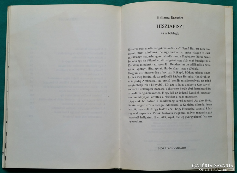 'Erzsébet Hallama: Hisiapiszi and the others - graphics: Emma Heinzelmann > storybook