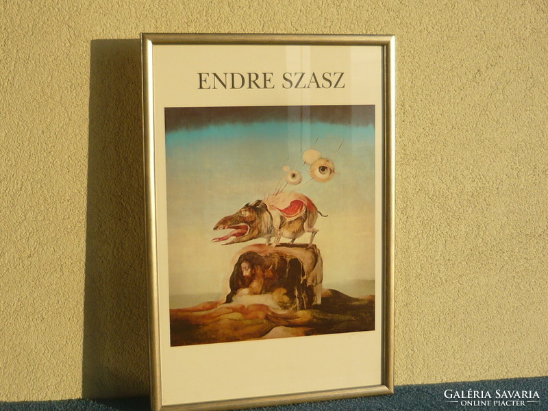Szász Endre nyomat keretezve eladó. A kép mérete:35,5 X 51 cm.