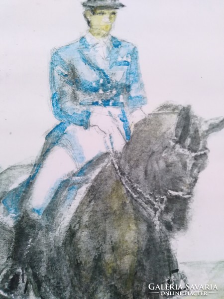The Earl of Cambridge with his horse