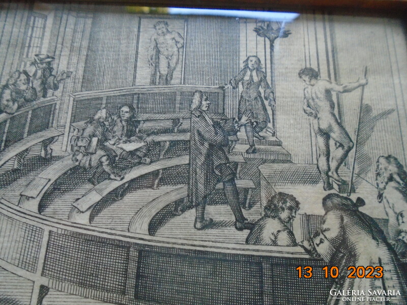 Drawing a nude with instructions at the Clementine Academy in Bologna, print by Gianpietro Zanotti (1674-1765)