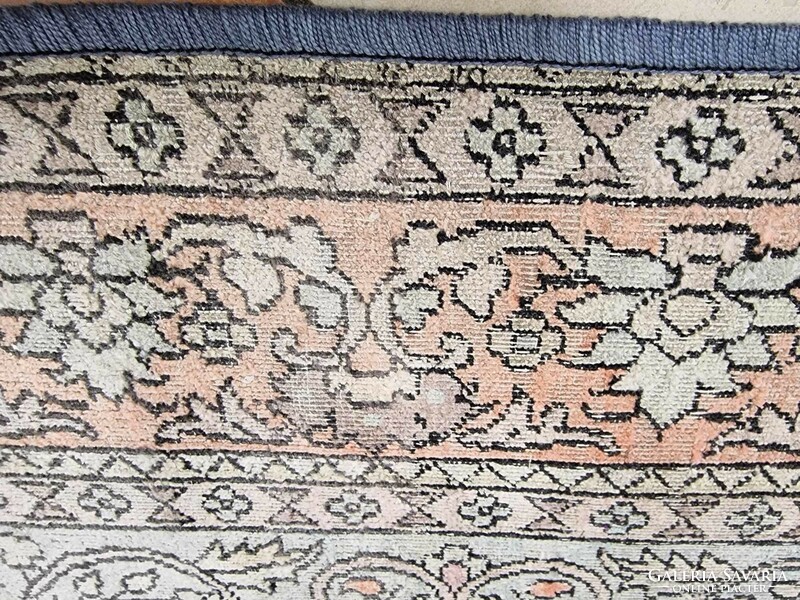 Kashmir 120x200 cm hand-knotted silk brown carpet bfz495