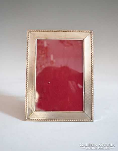 Silver picture frame - decorated with punched technique (on2)