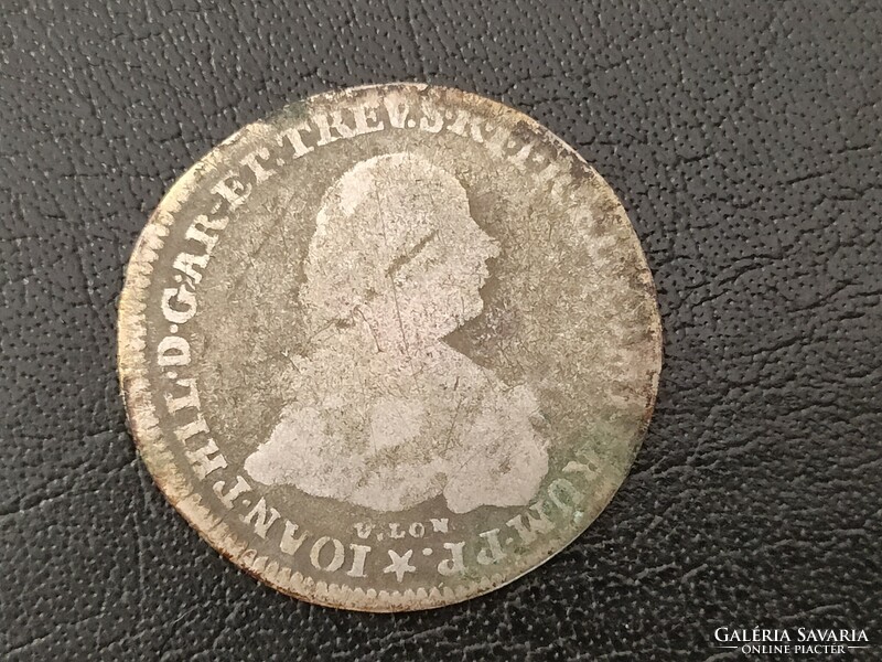 1761-s Trier 10 Kreuzer ezüst érme