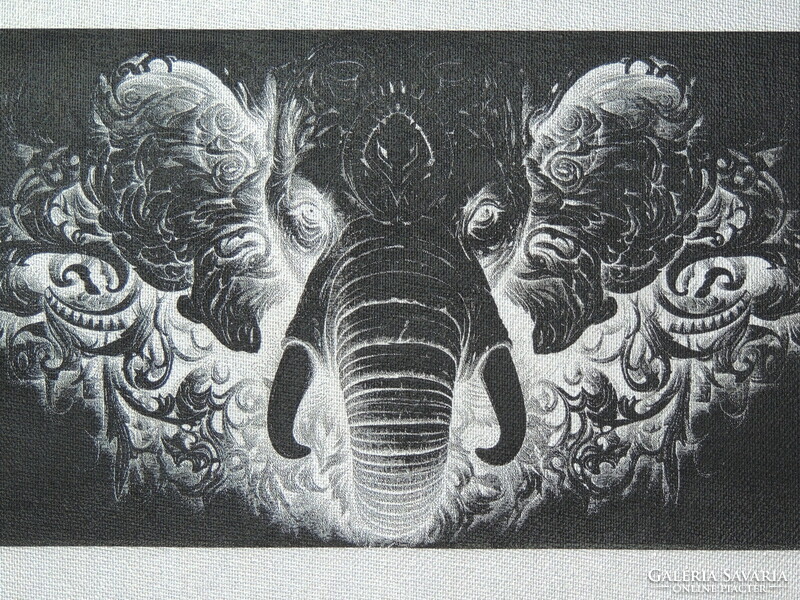 Monokróm elefánt