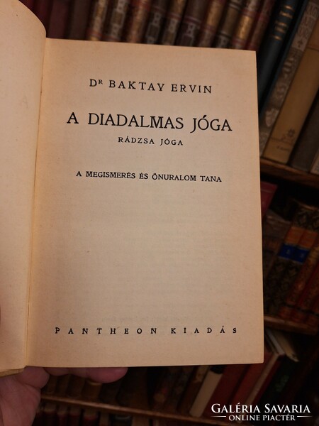 Ervin Baktay: collectors of the triumphant yoga--raja yoga 1942 pantheon! A restaurant with a paper cover!