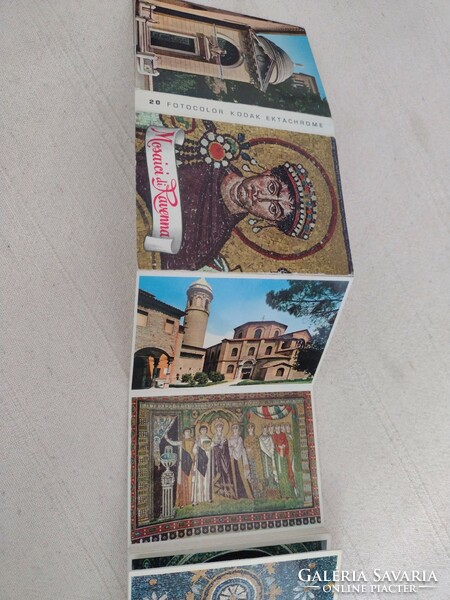 Ravennai kihajthatós souvenir kiskonyv 20 kép szép állapotban