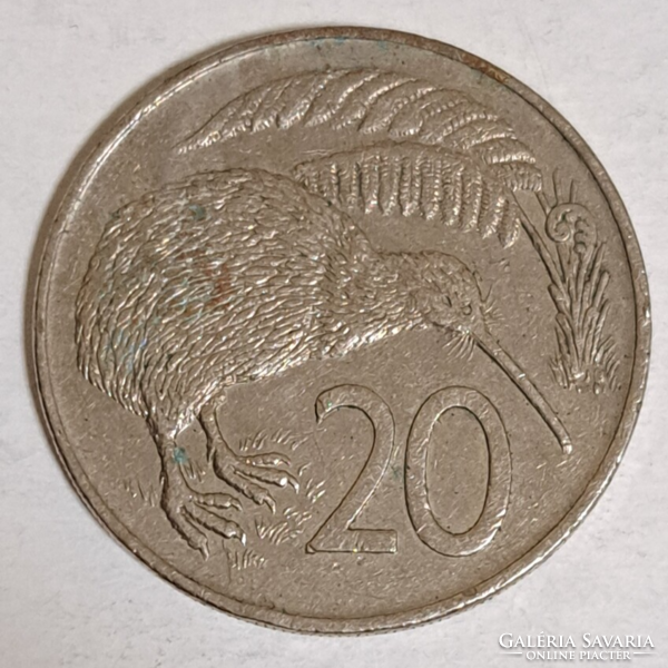 1978. New Zealand 20 cents (88)