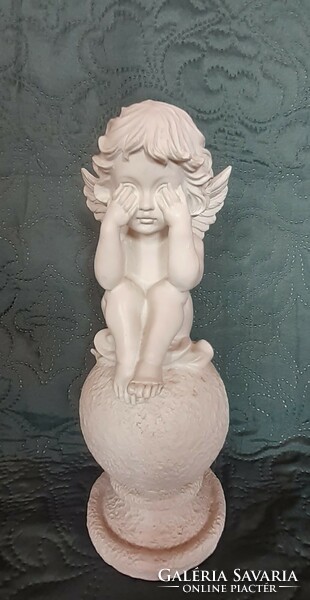 Angel sitting on a sphere, decoration