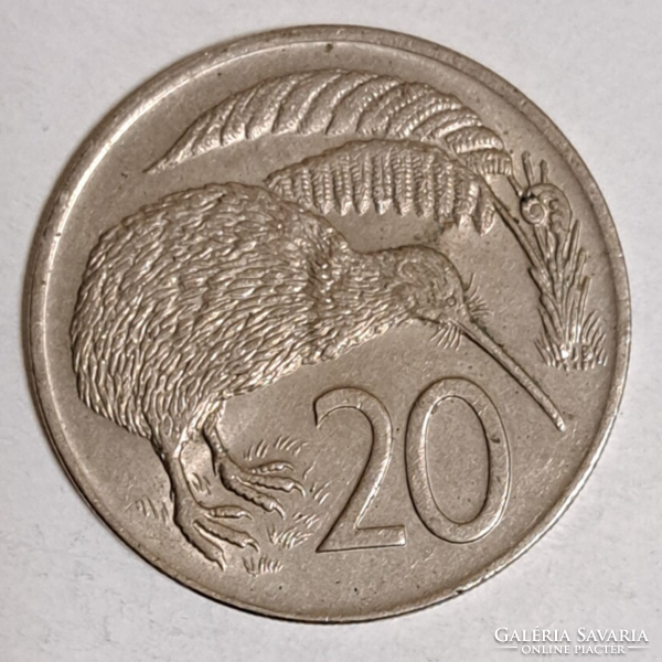 1973  Új-Zéland 20 Cent (582)