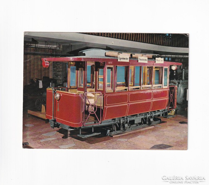 J:01 Alsóvezetékes villamos 1889 "postatiszta" (Járművek), Közlekedési Múzeum