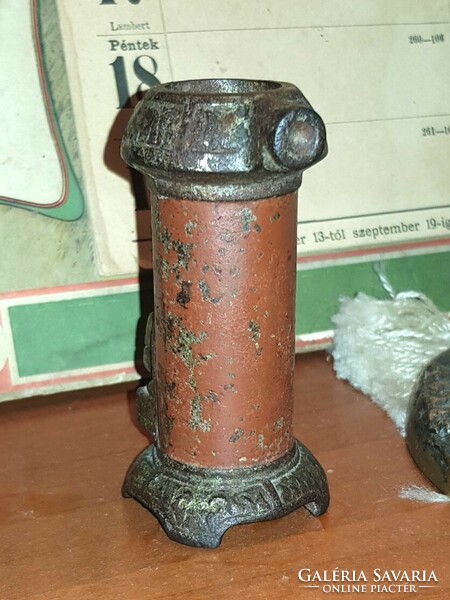 1920s-30s antique calor type stove mini cast iron stove advertising stove