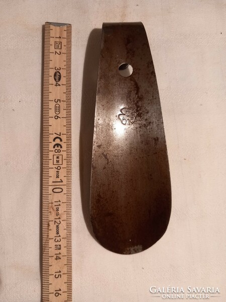 Old marked iron shoehorn