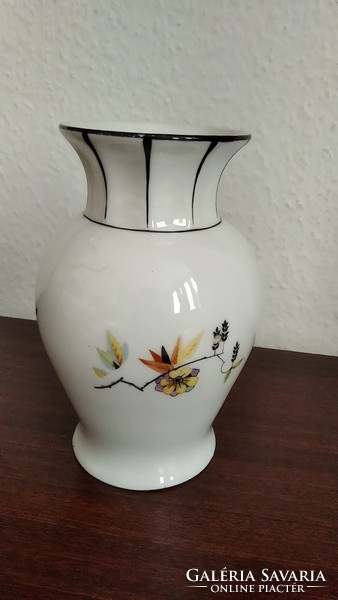 Art deco Zsolnay váza + figura {P18}