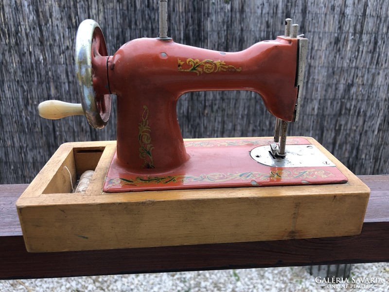 Russian toy sewing machine
