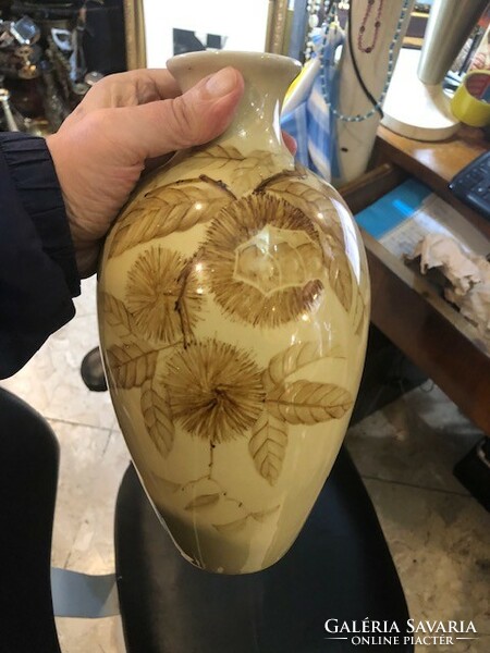 Ceramic vase, German, marked, height 23 cm, vintage.