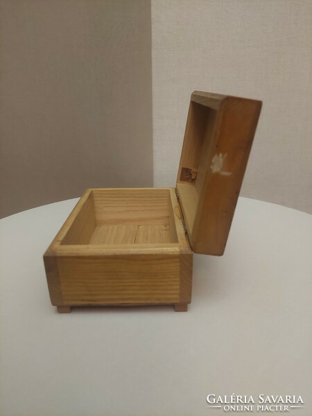 Wooden box, ash wood gift box, trinket