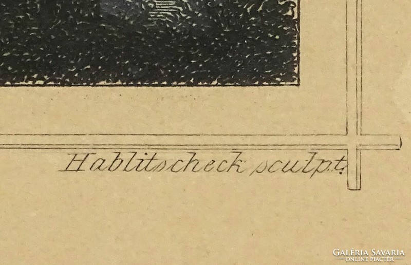1P031 Ludwig Rohbock (1820-1883) : "Árva" antik acélmetszet