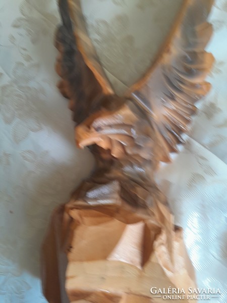 Carved bird 30 cm