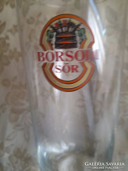 Borsodi beer collector's glass is flawless