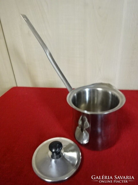 Stainless steel coffee pourer with lid, 3-3.5 deciliters. Jokai.