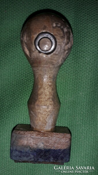 Antique mini wooden stamp press as shown in the pictures