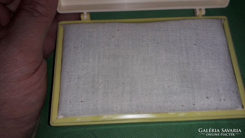 1950s paper company stamp pad with plastic cover in factory condition as shown in the pictures