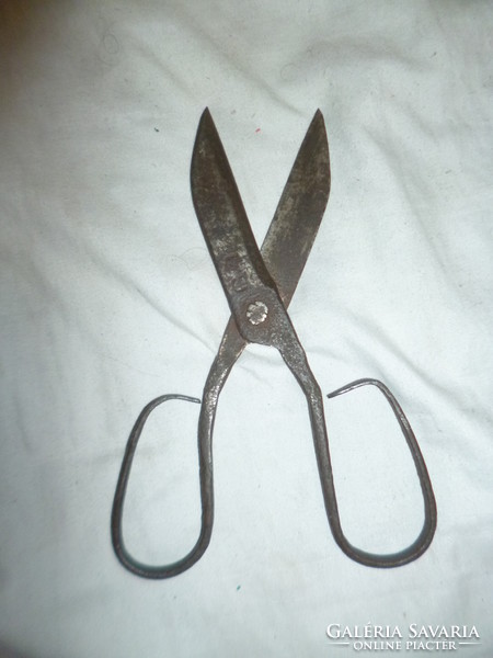 Antique wrought iron scissors