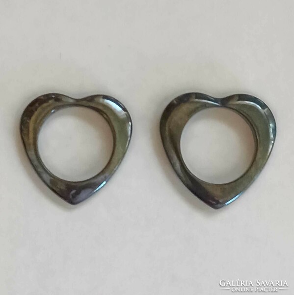 Heart-shaped tourmaline pendant