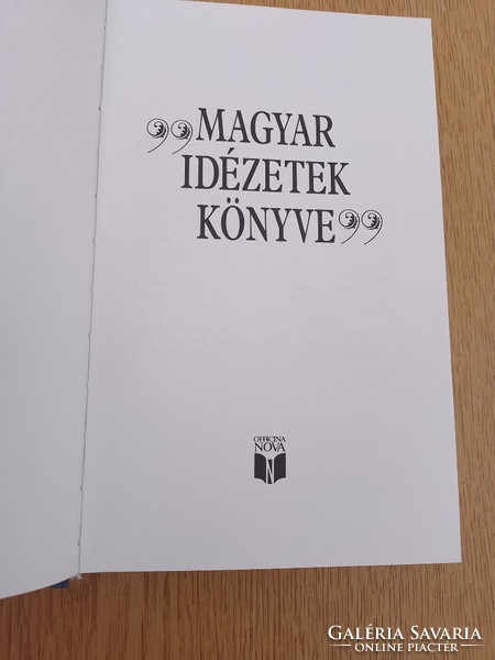 Magyar idézetek könyve (nagyméretű)
