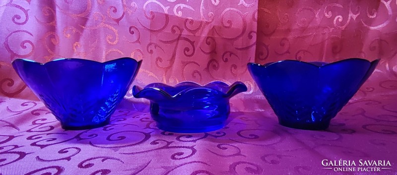 Blue serving bowls