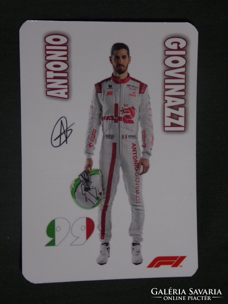 Kártyanaptár,Forma 1,Formula 1,pilota,versenyző, Antonio Giovinazzi, 2021