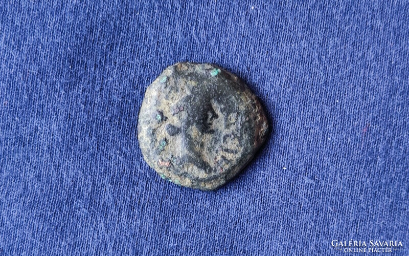 Augustus kora !!! Gibraltári bronz semis Neptunusszal és delfinnel (nagyon ritka!) | 1 db érem
